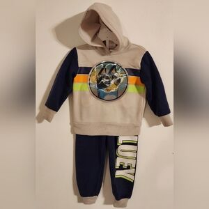 Bluey Kids Matching Set - Cream and Navy